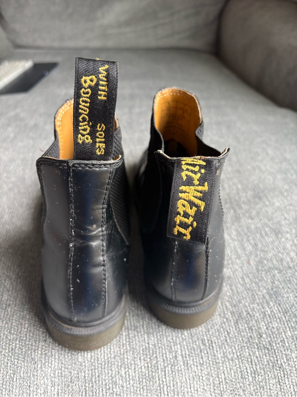 Doc Marten Black Chelsea Boots - Picture 2 of 4